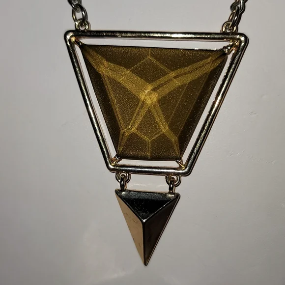 Triangular Pendent Necklace - Picture 2 of 3